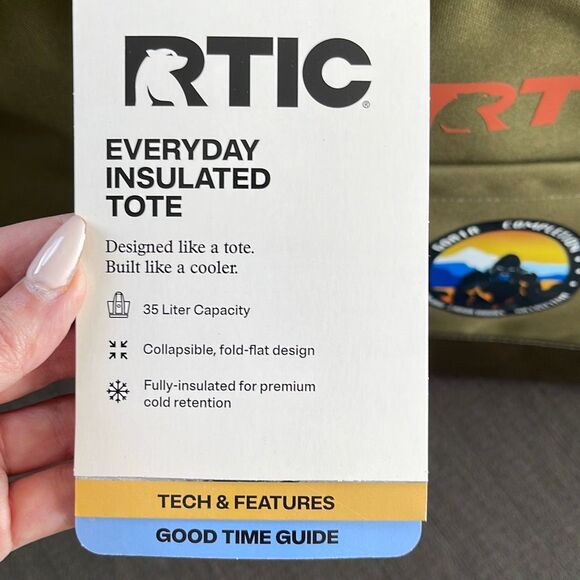 RTIC Everyday insulated cooler 35L collapsible tote bag NWT - Picture 3 of 14